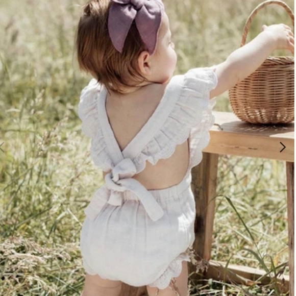 Jamie Kay Muslin Playsuit 0-3m - Picture 12 of 13
